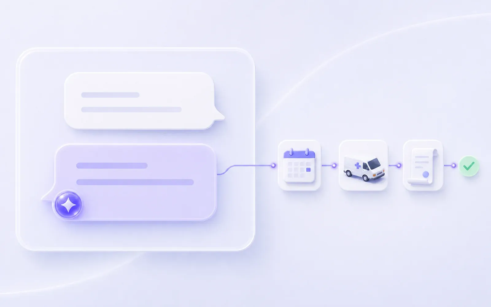 The Ryder AI panel docked beside the HealthRide portal, answering a question about today